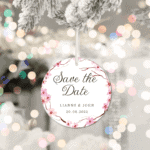 Save The Date Bauble