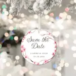 Save The Date Bauble