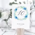 Table Number Wreath 3
