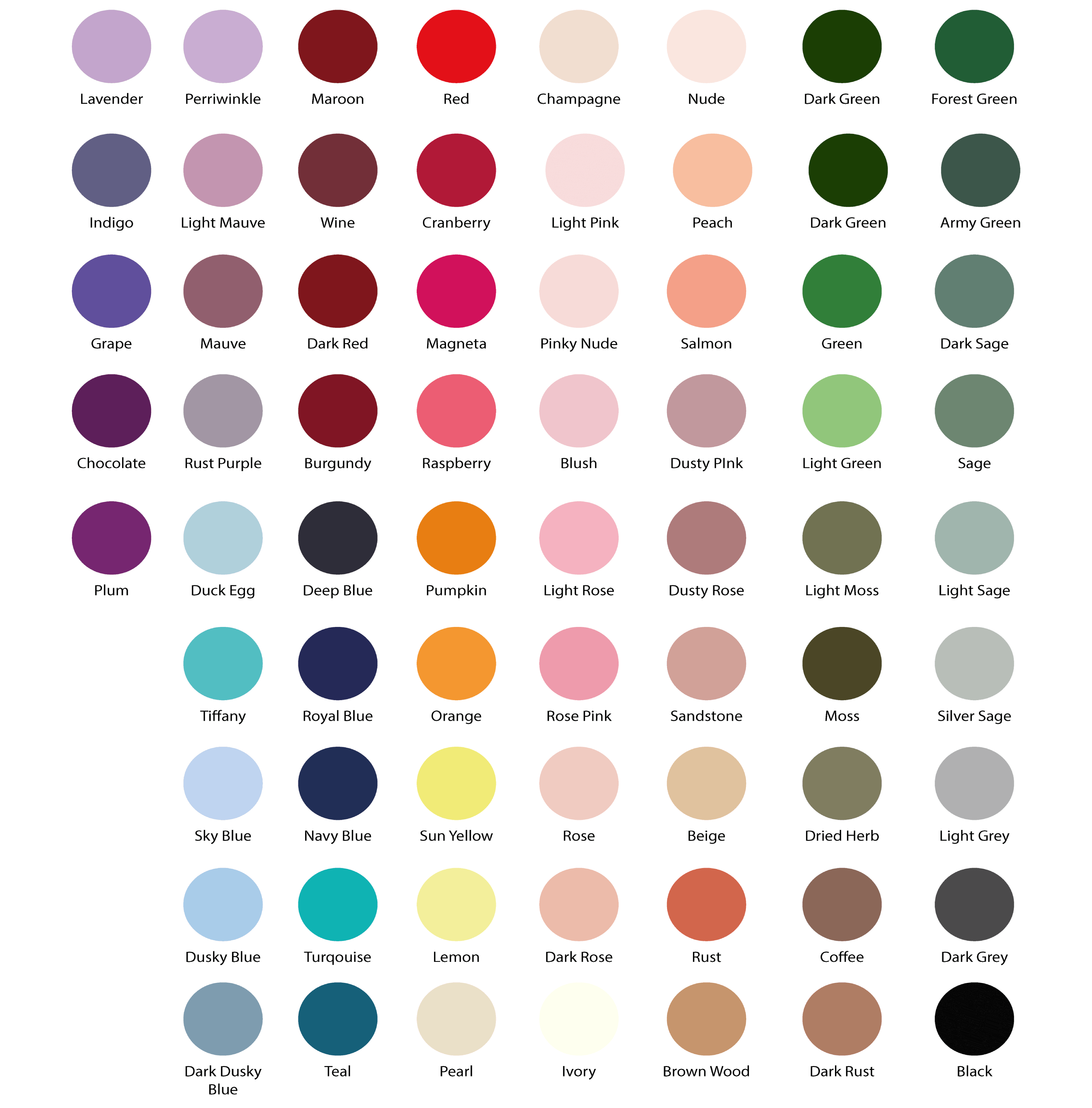 Colour Swatches Mally s Crafts