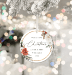 Bauble Christmas Florals – Our First Christmas as Mr & Mrs