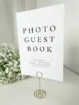 Photo Guest Book Bold